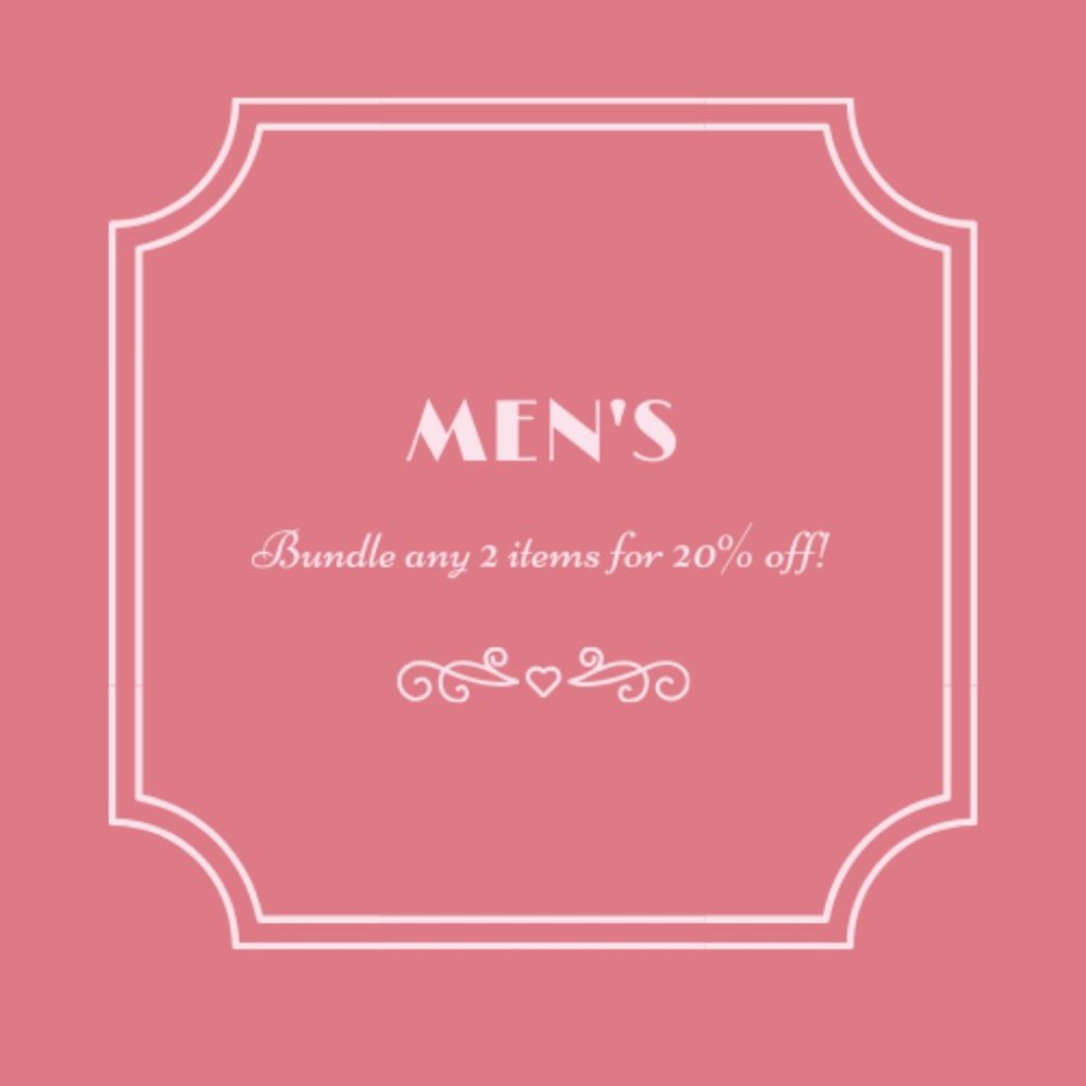 Men's Clothing + Shoes